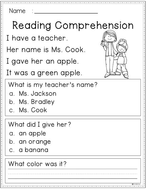 Grade 1 Reading Comprehension