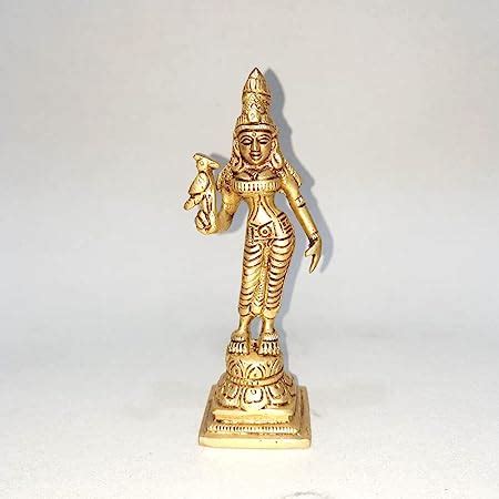 Buy Aalayam Selveer Madurai Meenakshi Idol Small | Madurai Meenakshi ...