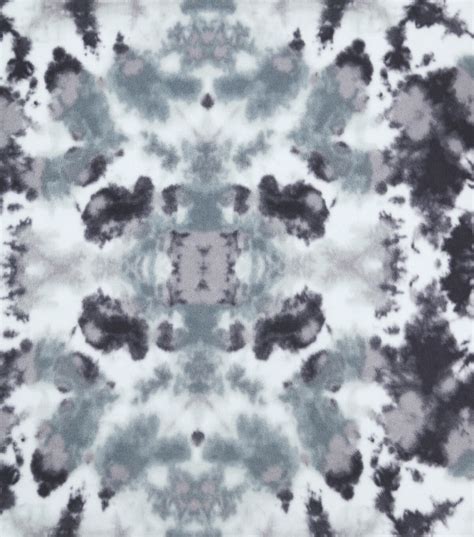 Gray Tie Dye Blend Anti Pill Fleece Fabric