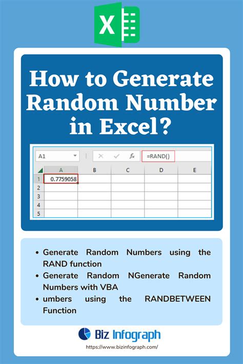 Image result for Excel Random Number