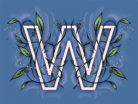 W letter design by Anisia on Dribbble