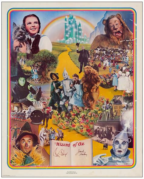 At Auction: THE WIZARD OF OZ - Collectible Poster (22" x 28 ...