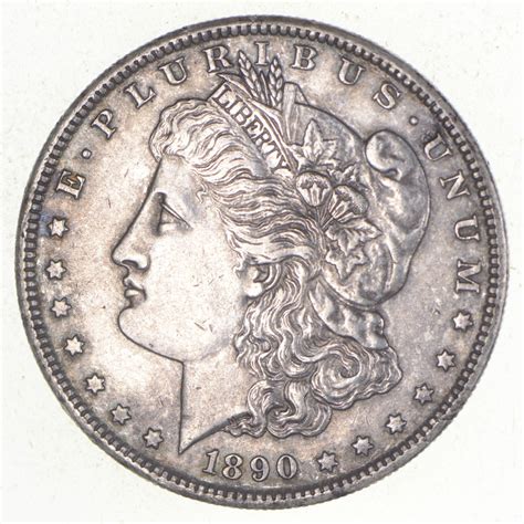 W@W Early 1890-S Morgan Silver Dollar - 90% US Coin - Nice Coin ...