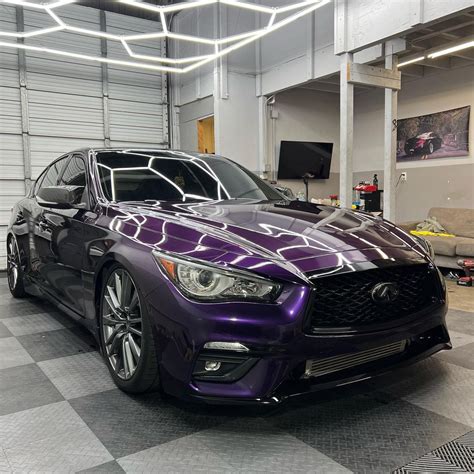 Best Ravoony Gloss Midnight Purple Car Vinyl Wrap - midnight purple ...
