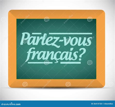 Do You Speak French. Written in French Stock Illustration ...