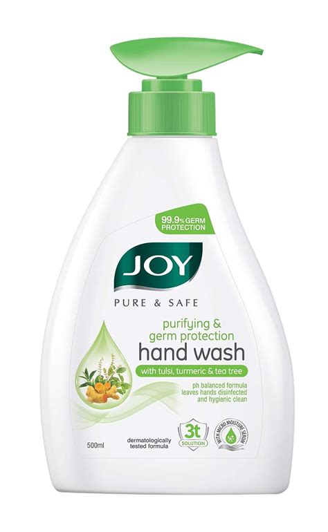Joy Pure & Safe Purifying & Germ Protection Hand Wash, 500ml : Amazon ...