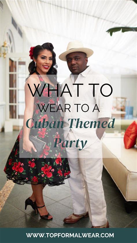 What to wear to a cuban themed party – Artofit