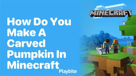 Image result for Minecraft Pumpkin Tutorial