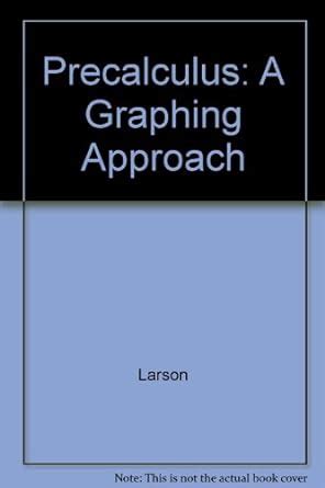 Precalculus Aga Iae 4ed : Larson: Amazon.in: Books