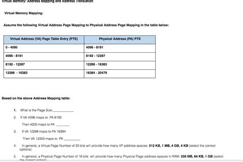 Image result for Memory Address Mapping