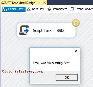 Image result for SSIS Script Task to Send Mail Task