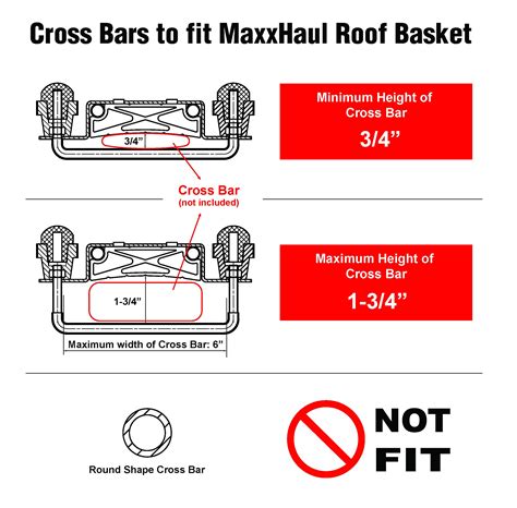 MaxxHaul 70115 46" x 36" x 4-1/2" Roof Rack Rooftop Cargo Carrier Steel ...