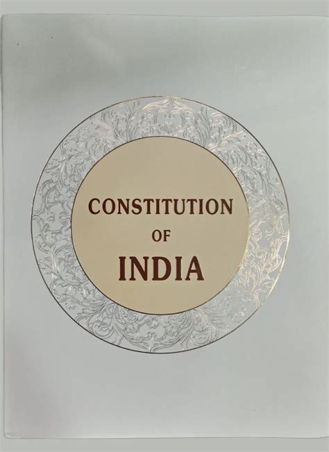 The Constitution of India (A4 Size) by Dr. B.R Ambedkar under the chai ...
