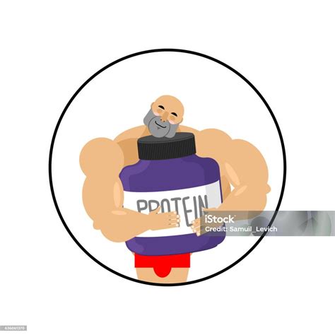 I Love Protein Athlete And Sports Nutrition Cute Bodybuilder Stock ...