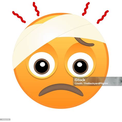 Headache Emoji Stock Illustration - Download Image Now - Cartoon, Characters, Emoticon - iStock