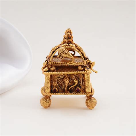 Gold Plated Kum Kum Box | Antique Silver Kum Kum Box Collections – The ...