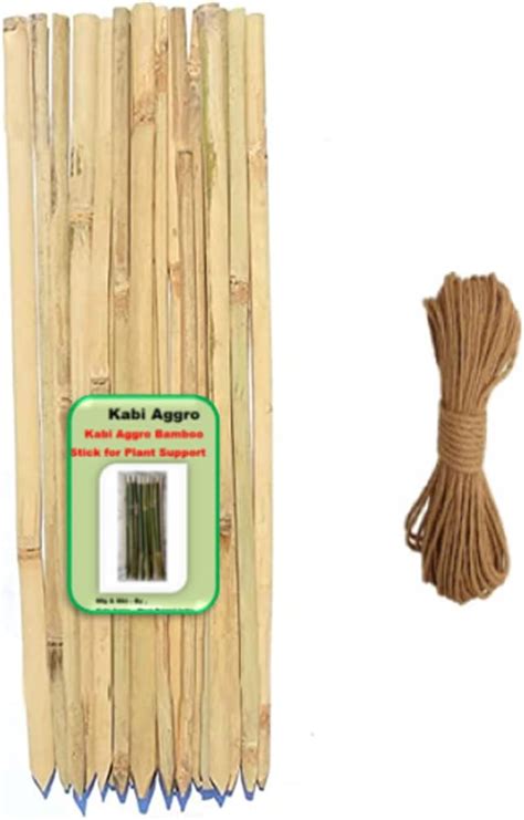 Kabi Aggro Bamboo Stick for Plant Support/Climbers Support for Plant 4 ...