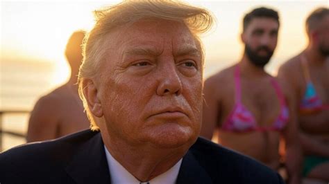 Trump's 'Golden Gaza' AI Video Features Bearded Men in Bikini Tops [WATCH]