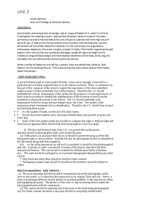 PS UNIT 2 - nil - Shibin Rahman MSc. Criminology & Forensic Science ...
