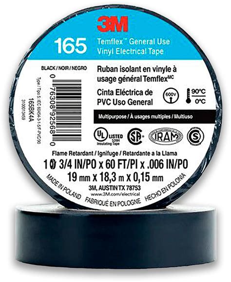 CINTA AISLANTE SUPER 33+ 3/4 PULG.X66 3M | Electroma