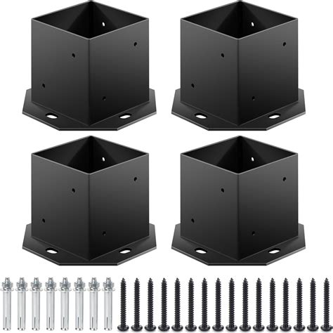 6x6 Post Base, Heavy Duty 6x6(Inner Size 5.76"x5.76") Post Bracket ...