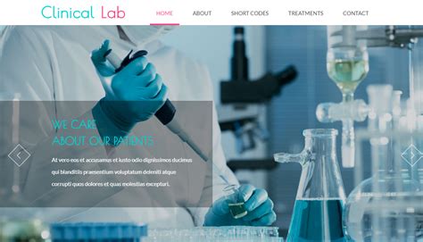 生物医疗实验室的网站模板免费下载-前端模板-php中文网源码