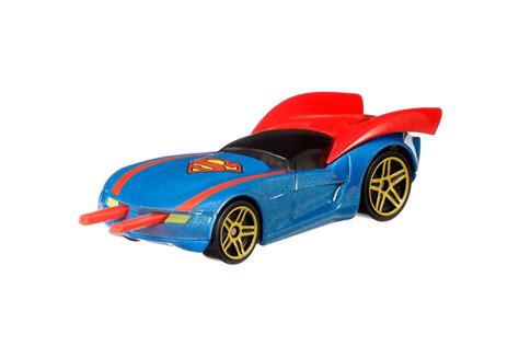 Superman, Blue/Red - Mattel Hot Wheels HHB74956T - 3" Scale Diecast ...
