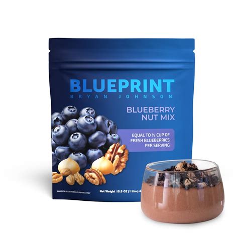 Blueprint Bryan Johnson Blueberry YYF14 Nut Mix - Real Blueberries ...