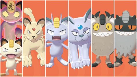 Pokemon Meowth Evolution Chart 的图像结果