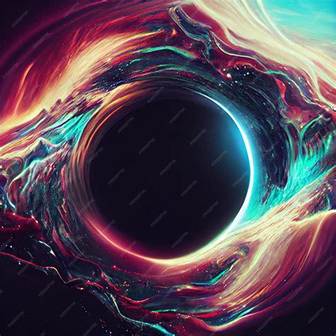 Glitch background black hole universe abstract glitchy space | Premium ...