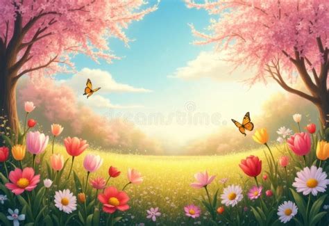 Image result for Scene Spring Trees
