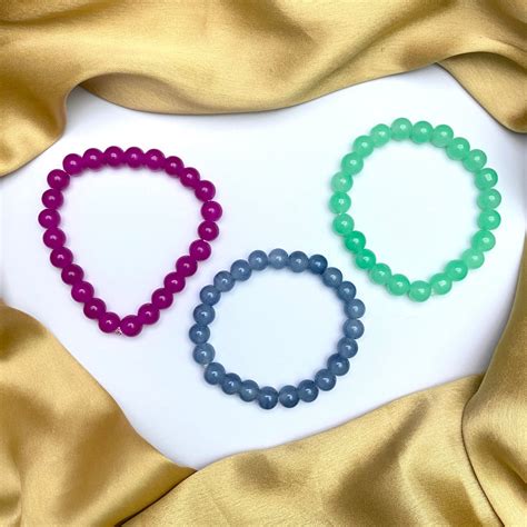 Pack Of 3 Adjustable Glass Bead Friendship Bracelets Combo– Oralia India
