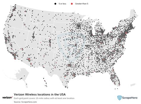 Number of Verizon Wireless locations in the USA in 2026 | ScrapeHero