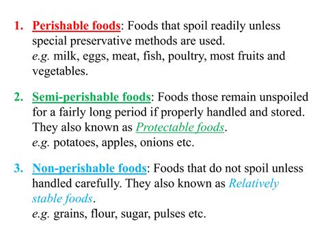 Perishable Foods.pptx | Healthy Cooking and Eating | Food & Drink