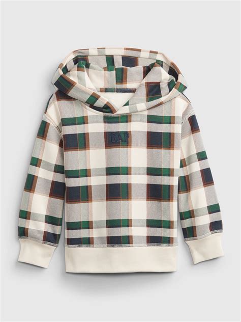 Toddler Gap Logo Plaid Hoodie | Gap