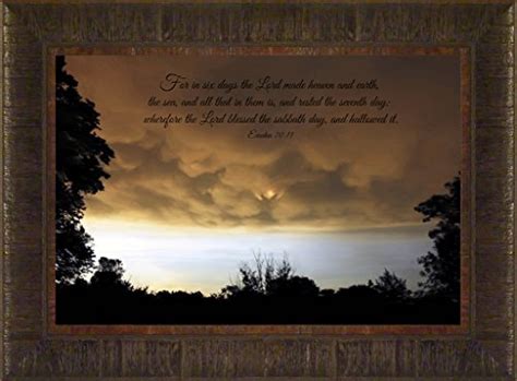 Buy Sabbath Day By Todd Thunstedt 17.5x23.5 Exodus 20:11 Angel Wings ...