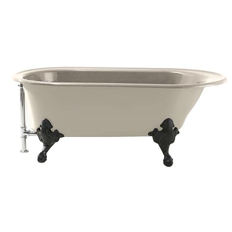 KOHLER Iron Works Historic 36-Inches x 66-Inches Cast iron Oval ( Left ...