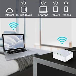TP-Link AC750 Mbps Wireless Portable Mini Travel Router (TL-WR902AC ...