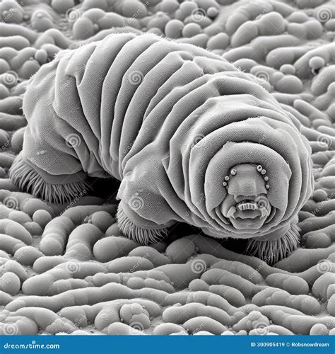 Microscopic Parasites Seen Under Electronic Microscope Stock Illustration - Illustration of ...