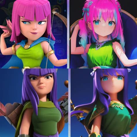 archer queen and archer : r/ClashRoyale