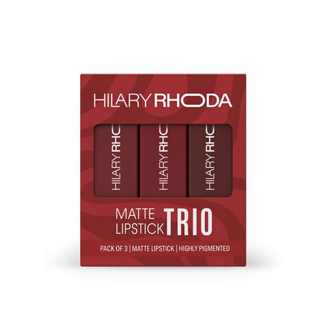 Longlasting Matte Trio Lipstick Online - Hilary Rhoda