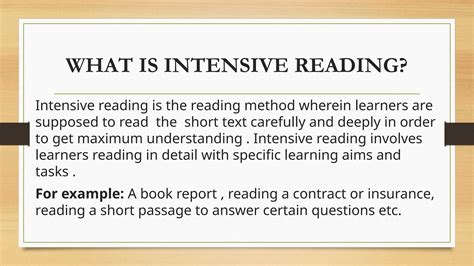Image result for Intensive and Extensive Reading