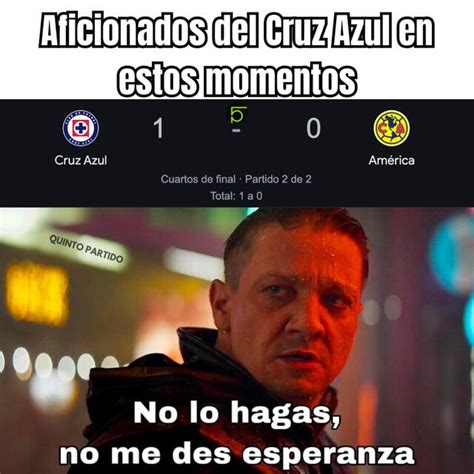 ⁠Cruz Azul vs América: Los mejores memes que dejó el fracaso de las ...
