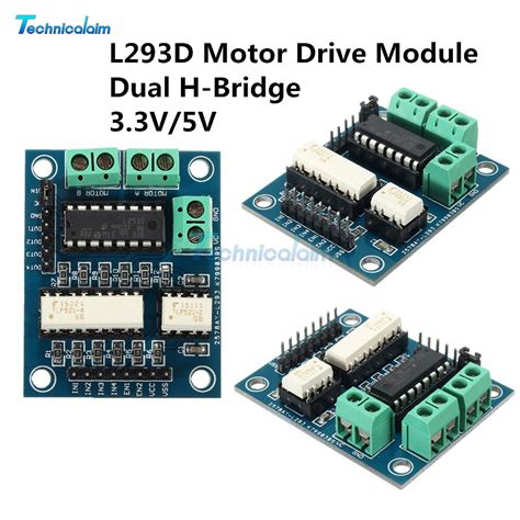 Dual H-Bridge L293D Motor Drive Module Expansion India | Ubuy