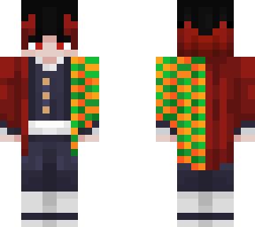 Image result for Demon Slayer Minecraft Skin Java