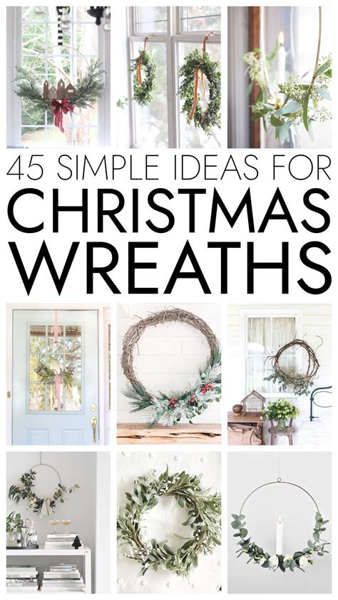 Simple DIY Christmas Wreath Ideas | Scandinavian christmas decorations ...