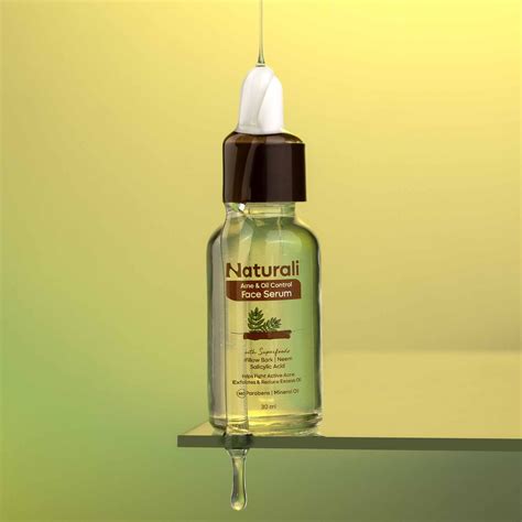 Naturali Acne & Oil Control Face Serum With Willow Bark, Neem & Salicy
