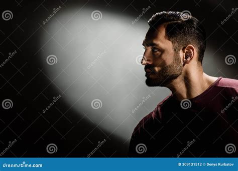 Modern brutal man stock photo. Image of business, black - 309131512