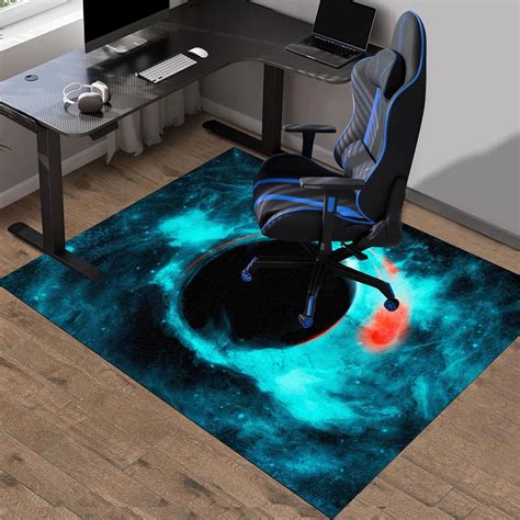 Tappeto Per Sedia Da Ufficio 140x160cm - Antiscivolo, Protettivo Per Pavimenti Duri E Parquet - Foto 2