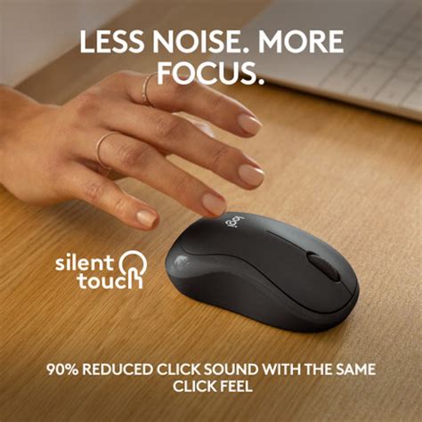 Logitech M220 Ambidextrous Optical Mouse Silent Buttons, 1000 DPI ...